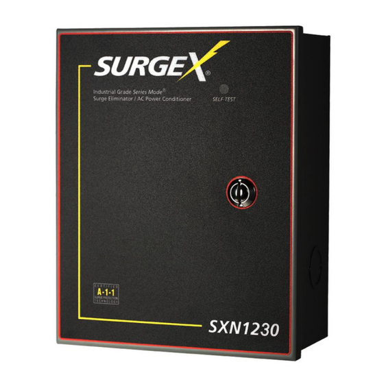 Ametek Surgex SXN1230-Serie Installationshinweise