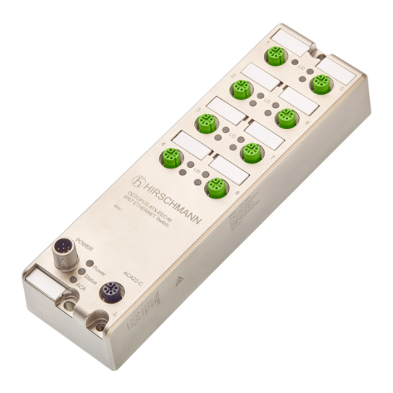 Belden Hirschmann OS8TX HiOS-2A Referenzhandbuch