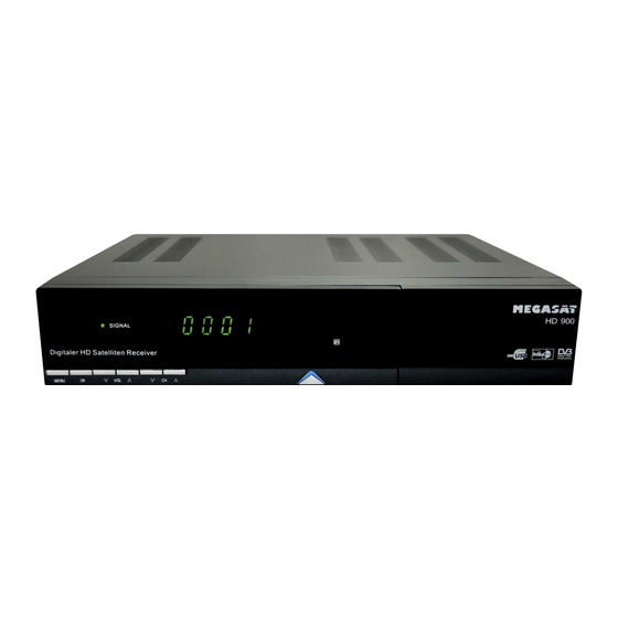Megasat HD900 Bedienungsanleitung