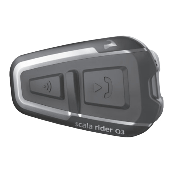 Cardo scalarider q3 MultiSet Bedienungsanleitung