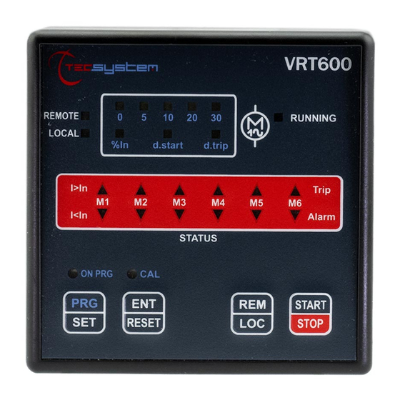 TECSYSTEM VRT600 Bedienungsanleitung