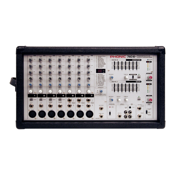 Phonic Powerpod 620 Plus Bedienungsanleitung