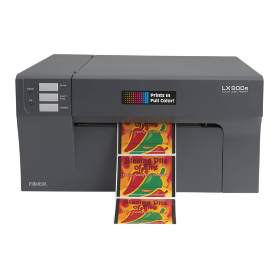 Primera LX900e Benutzerhandbuch