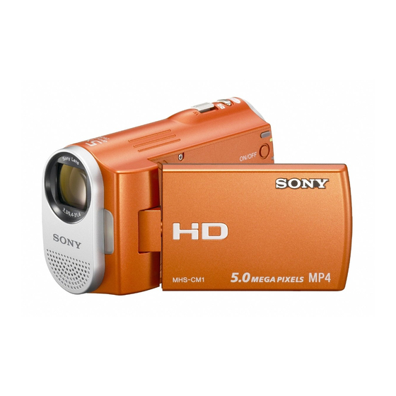 Sony MHS-CM1 Gebrauchsanleitung