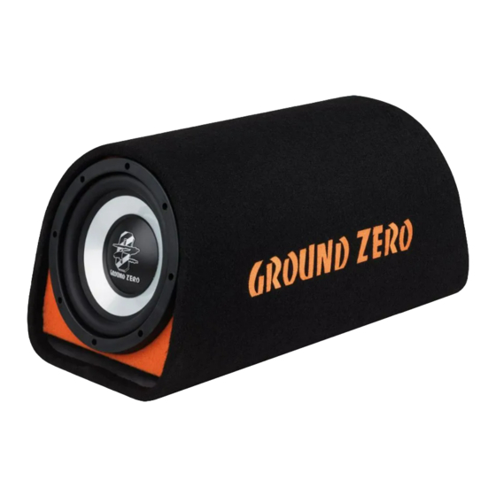 Ground Zero GZIB 80PT Anleitung