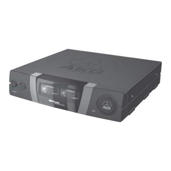 AKG Wireless series Bedienungsanleitung