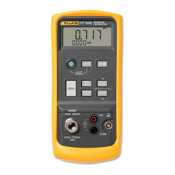 Fluke 717 30G Gebrauchsanweisung