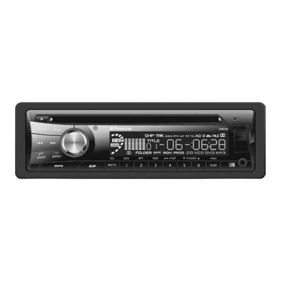 Phonocar VM 026 Gebrauchsanweisungen