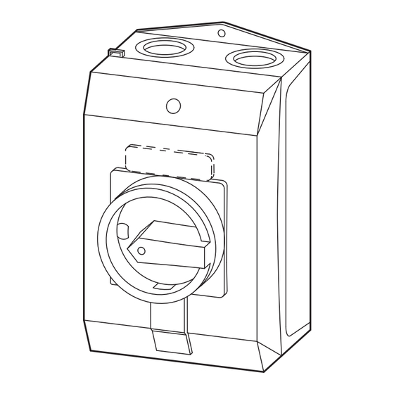 Eaton T0 I2H/MBS/SVB-Serie Montageanweisung