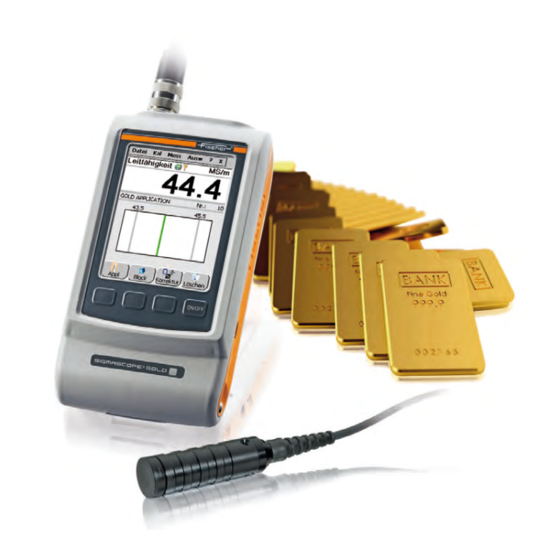 FISCHER SIGMASCOPE GOLD B Handbücher