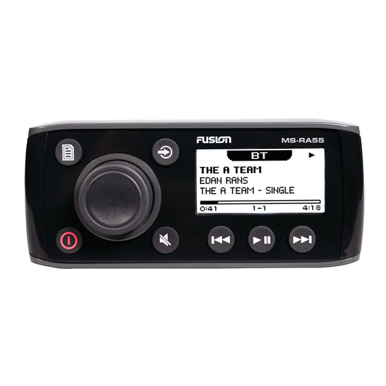 Fusion MS-RA55 Installationsanweisungen
