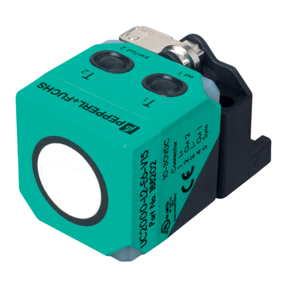 Pepperl+Fuchs UC2000-L2-E7-V15 Benutzerhandbuch