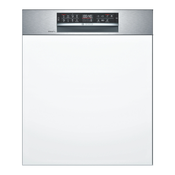 Bosch SMI6ECS69E Gebrauchsanleitung