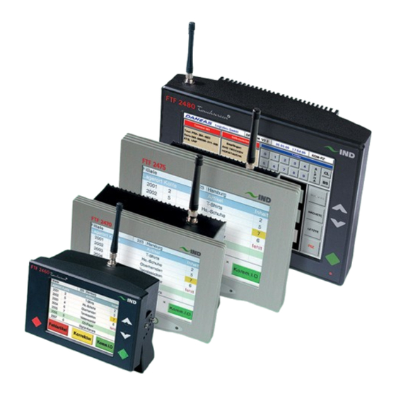 IND FTF 2460 Bedienungsanleitung