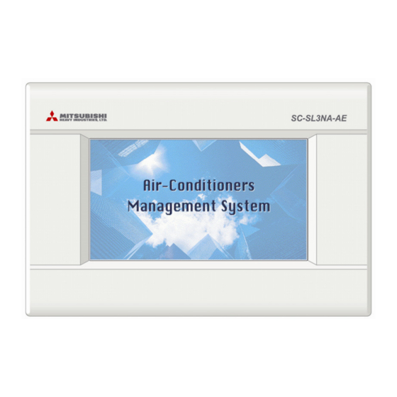 Mitsubishi SC-SL3NA-AE Anwenderhandbuch