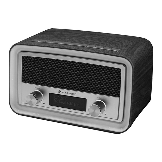SOUNDMASTER UR190 Handbuch