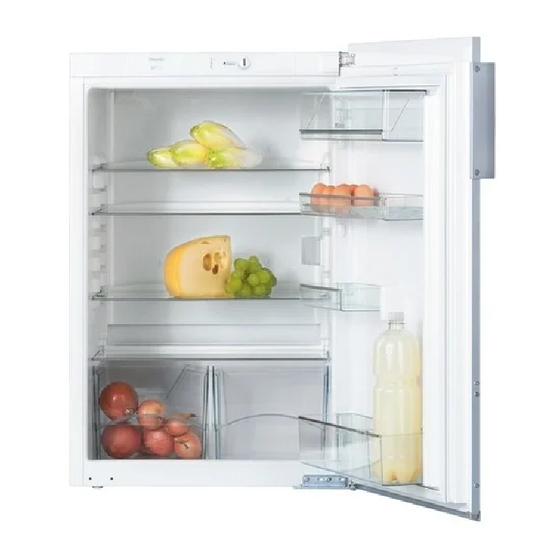 Miele K 9202 E Gebrauchs- Und Montageanweisung