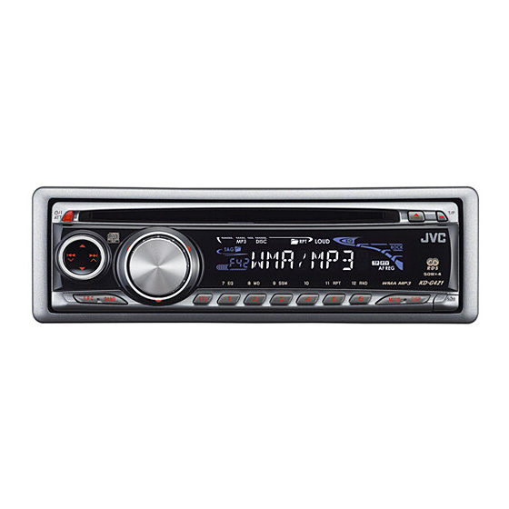 JVC KD-G421 Bedienungsanleitung