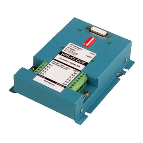PI SPS-Clock Benutzerhandbuch
