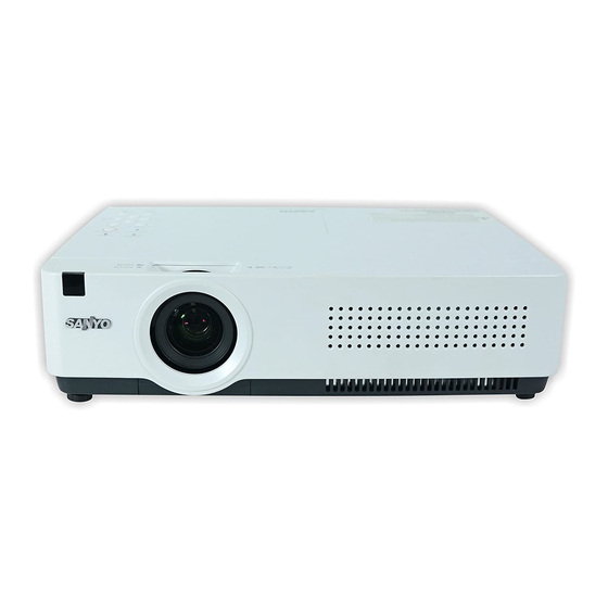Sanyo PLC-XU305A Bedienungsanleitung