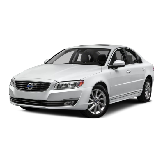 Volvo s80 Betriebsanleitung