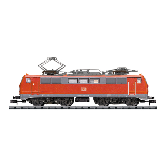 Trix minitrix BR 111 Bedienungsanleitung