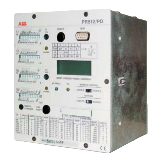 ABB PR512 Betriebsanleitung