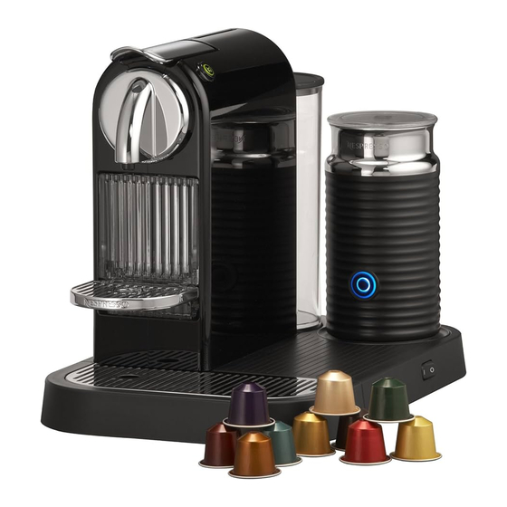 Nespresso CITIZ&MILK TURMIX TX 270 Bedienungsanleitung