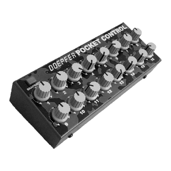 DOEPFER Pocket Control Bedienungsanleitung