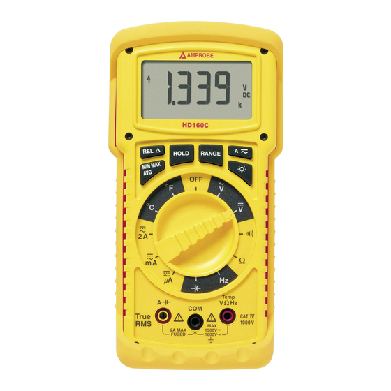 Amprobe HD160C Bedienungshandbuch