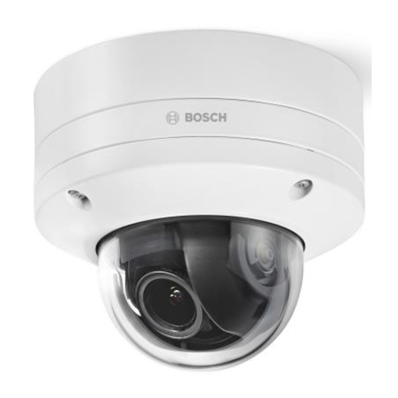 Bosch FLEXIDOME IP starlight 8000i NDE-8502 Handbücher