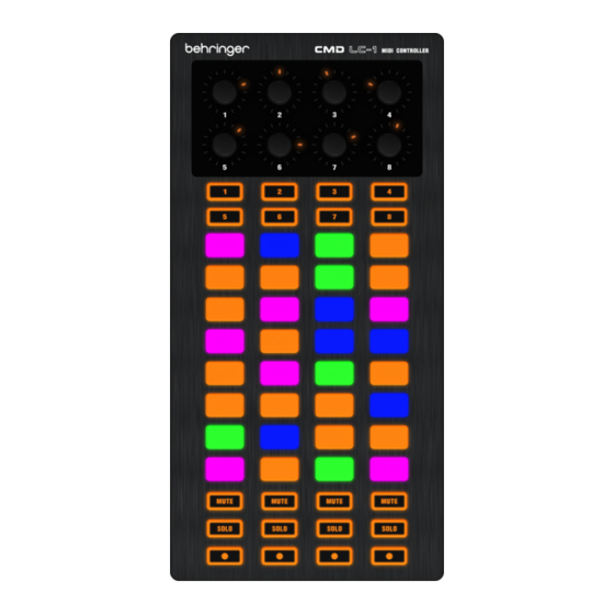 Behringer CMD LC-1 Schnellstartanleitung