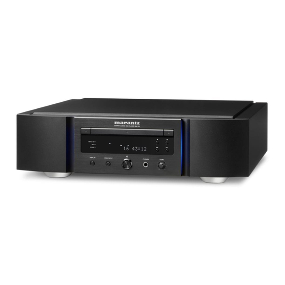 Marantz SA-10 Schnellstartanleitung