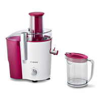 Bosch VitaJuice 2 MES25 Serie Gebrauchsanleitung