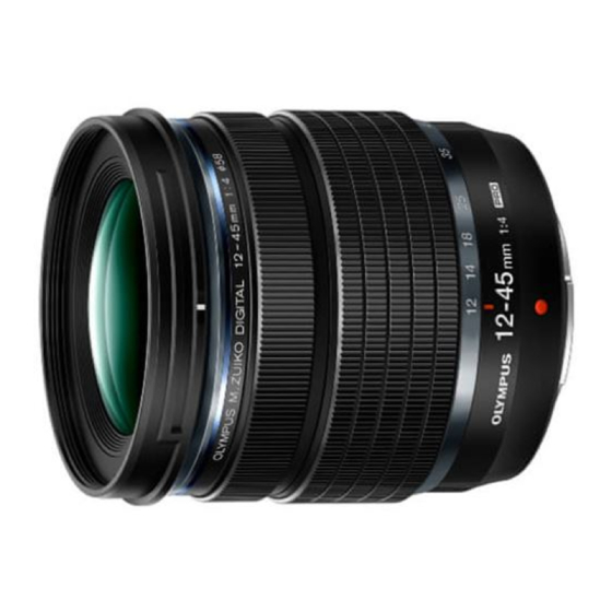 Olympus M.ZUIKO DIGITAL ED 12-45mm f4.0 PRO Bedienungsanleitung