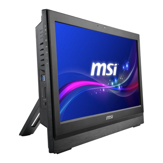 MSI Wind Top AP2011 Serie Bedienungsanleitung