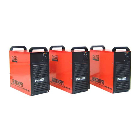 Kemppi Pro3200 Evolution Gebrauchsanweisung