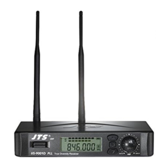 Monacor International JTS US-9001D/2 Bedienungsanleitung