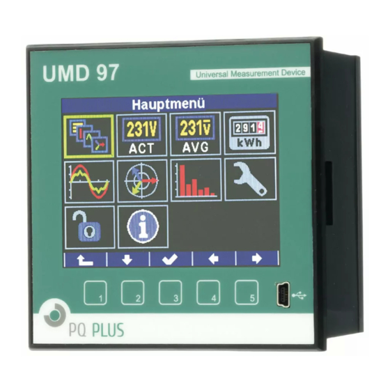 PQ Plus UMD 97 Schnellstartanleitung