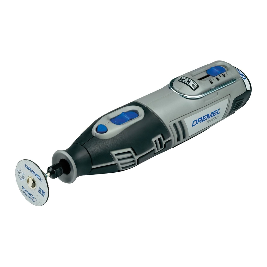 Dremel 8200-Series Übersetzung Der Originalbedienungsanleitung