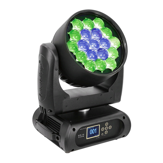 Futurelight EYE-19 HCL ZOOM Bedienungsanleitung
