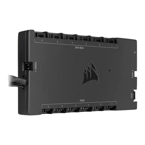 Corsair iCUE COMMANDER CORE XT Schnellstartanleitung