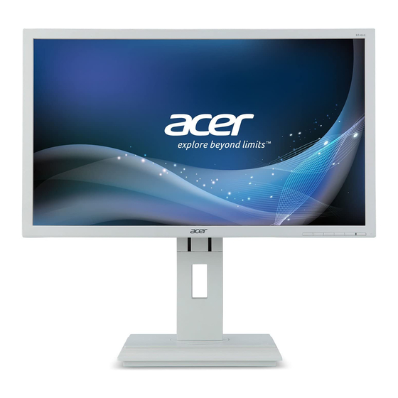 Acer B246HL Kurzanleitung