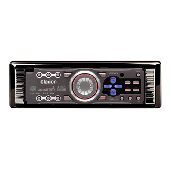 Clarion DXZ938R Bedienungsanleitung