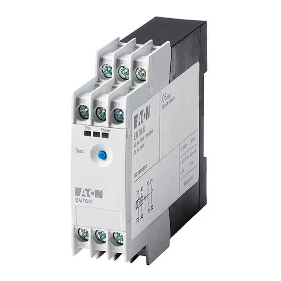 Eaton EMT62 Montageanweisung