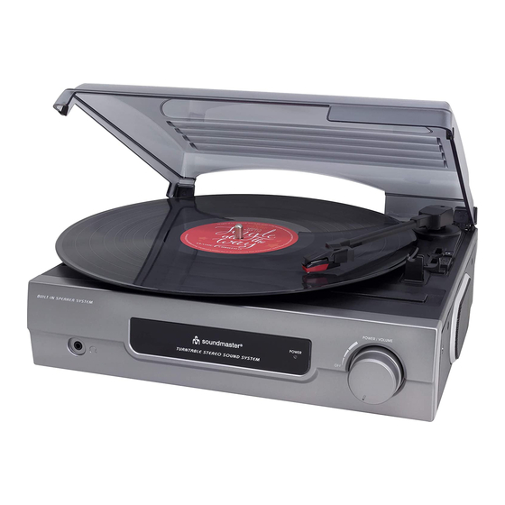 SOUNDMASTER PL200 Bedienungsanleitung