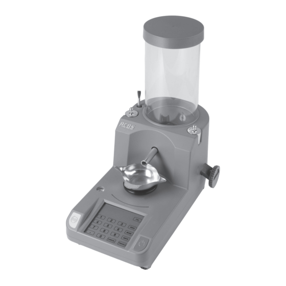 RCBS CHARGEMASTER LITE Produktanweisungen