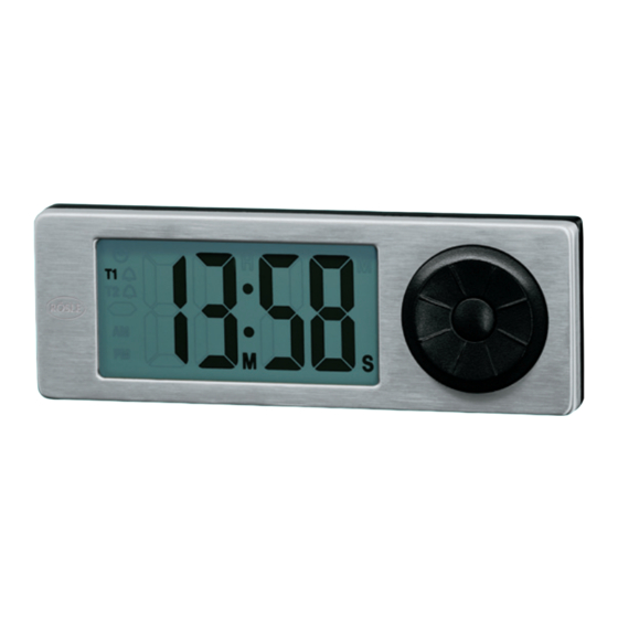 Rösle 19222 Multi-Timer digital Bedienungsanleitung