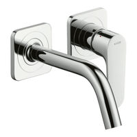 Hansgrohe Axor Citterio M 341 16000 Gebrauchsanleitung, Montageanleitung