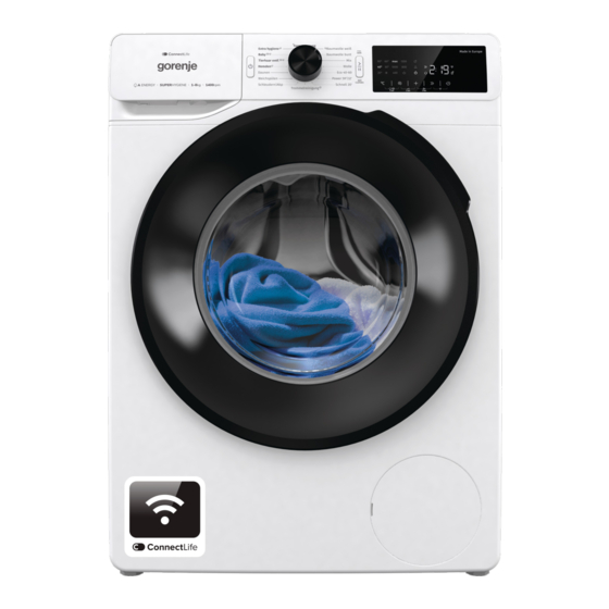 Gorenje WGPNEI84SADTS Gebrauchsanleitung